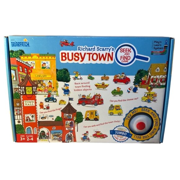 Briarpatch Richard Scarry's Busytown Seek and Find Game NEW - Picture 1 of 6